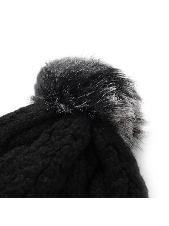 ALPINE PRO Winter-Mütze mit Bommel ALPINE PRO ORGE black