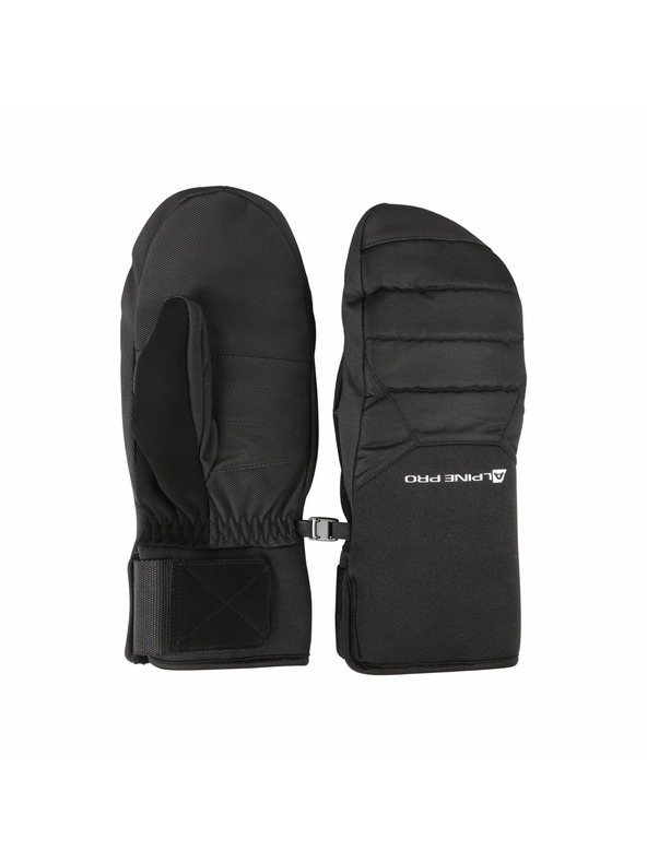 ALPINE PRO Skihandschuhe mit DWR-Beschichtung ALPINE PRO NERNE schwarz