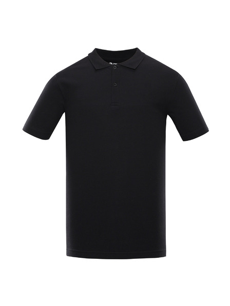 ALPINE PRO Poloshirt mit Kragen und Knöpfen ALPINE PRO GERBE black varianta pa