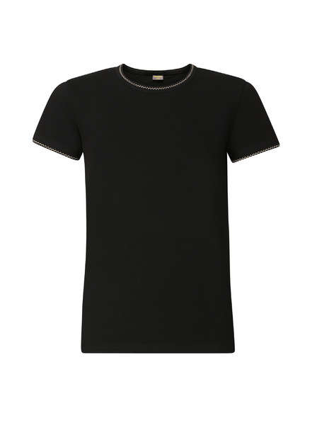 NAX Damen Baumwoll-T-Shirt nax NAX QENQA black