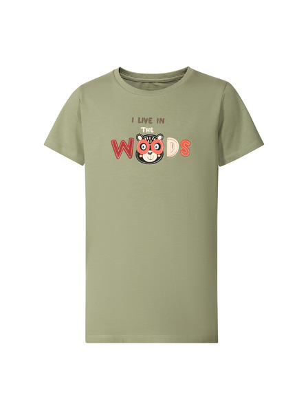 NAX Kinder Baumwoll-T-Shirt nax NAX WERVO oil green