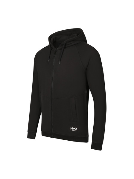 NAX Herren Baumwoll-Sweatjacke nax NAX MIDAS black