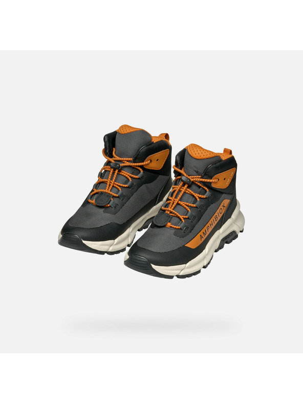 Geox Schwarz Jungen Stiefeletten Geox Flexyper Plus