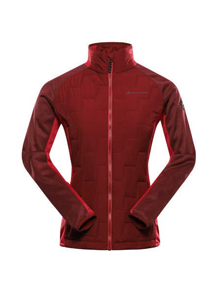 ALPINE PRO Damen-Sweatshirt mit Merinowolle-Füllung ALPINE PRO JORWA merlot