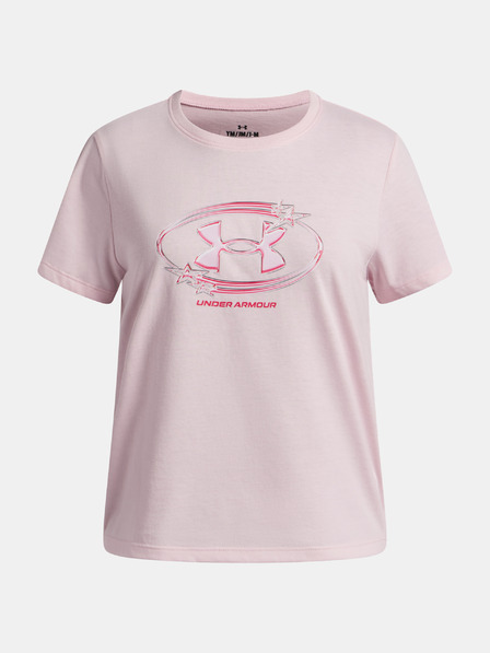 Under Armour Mädchen T-Shirt Under Armour UA G Star Logo Lockertag SS-PNK