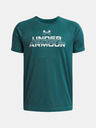 Under Armour Jungen T-Shirt Under Armour UA Tech Split Wordmark SS-GRN