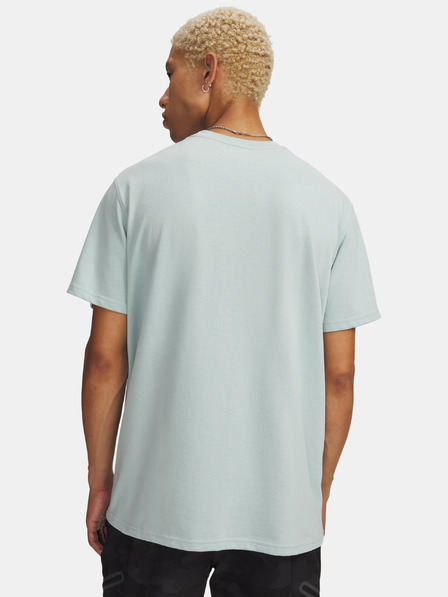 Under Armour Herren-T-Shirt Under Armour UA HW ARMOUR LABEL SS-BLU