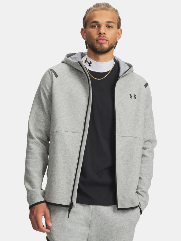 Under Armour Herren Sweatjacke Under Armour UA Unstoppable Flc FZ HD EU-GRY