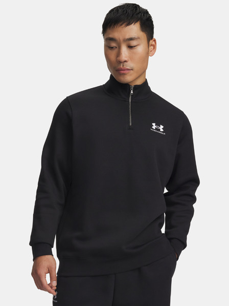 Under Armour Herren Sweatjacke Under Armour UA Icon Fleece 1/4 Zip-BLK