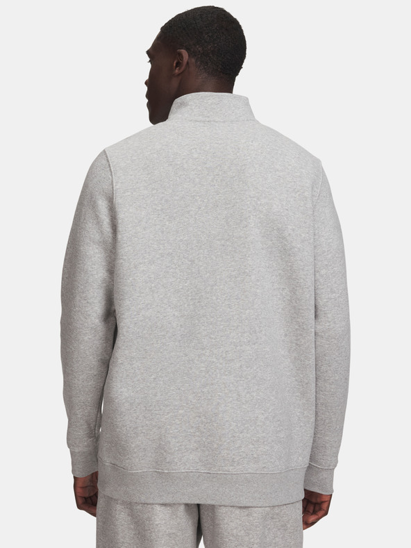 Under Armour Herren Sweatjacke Under Armour UA Icon Fleece 1/4 Zip-GRY