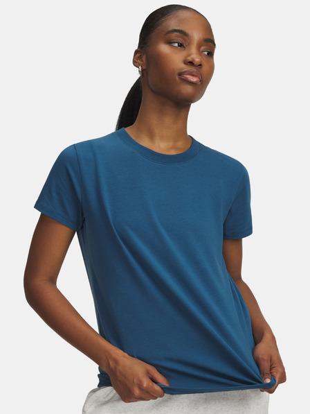 Under Armour Damen T-Shirt Under Armour UA Rival Core SS-BLU