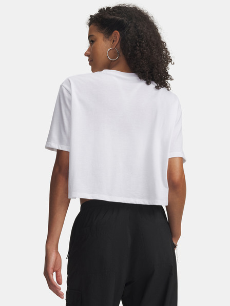 Under Armour Damen T-Shirt Under Armour UA W WM CROP SS-WHT