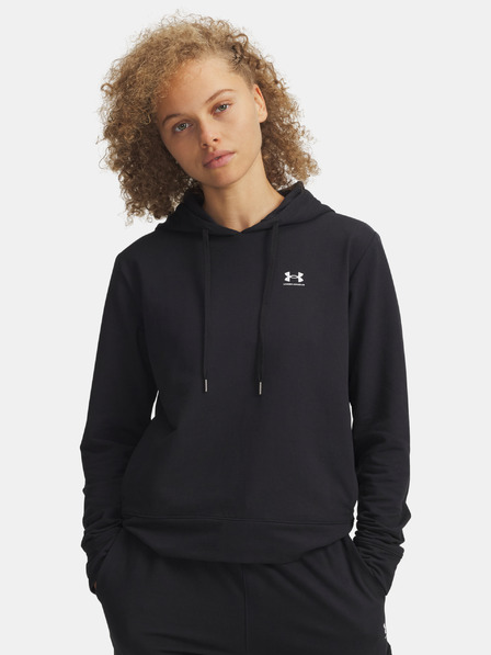 Under Armour Damen-Hoodie Under Armour Sport Terry Hoodie-BLK