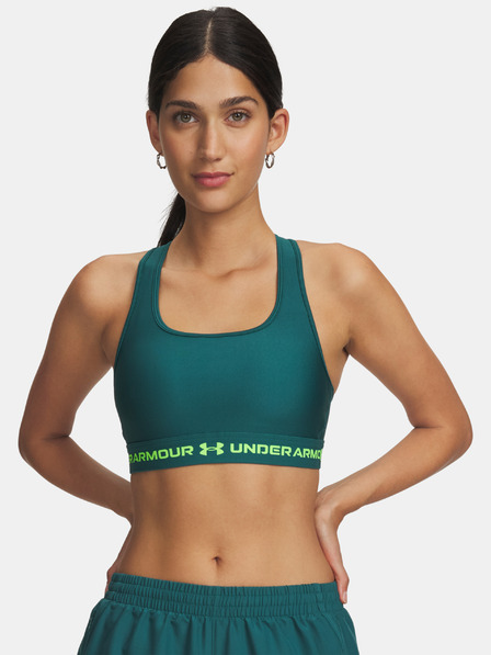 Under Armour Damen Sport-BH Under Armour Crossback Mid Bra-GRN