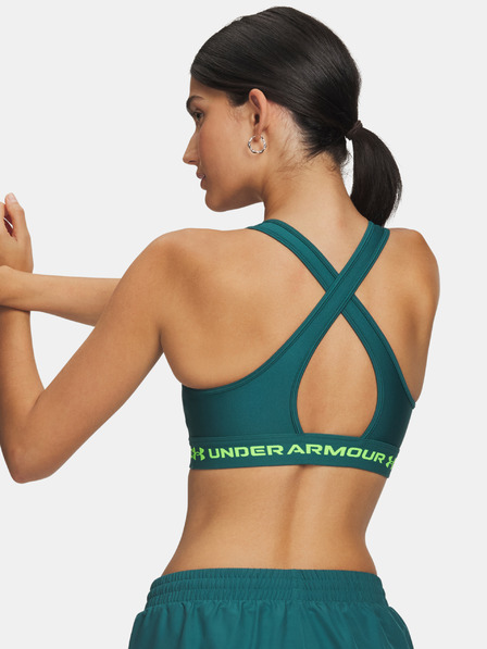 Under Armour Damen Sport-BH Under Armour Crossback Mid Bra-GRN
