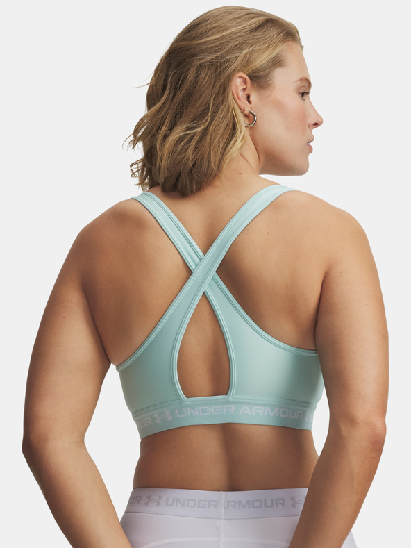 Under Armour Damen Sport-BH Under Armour Crossback Mid Bra-GRN