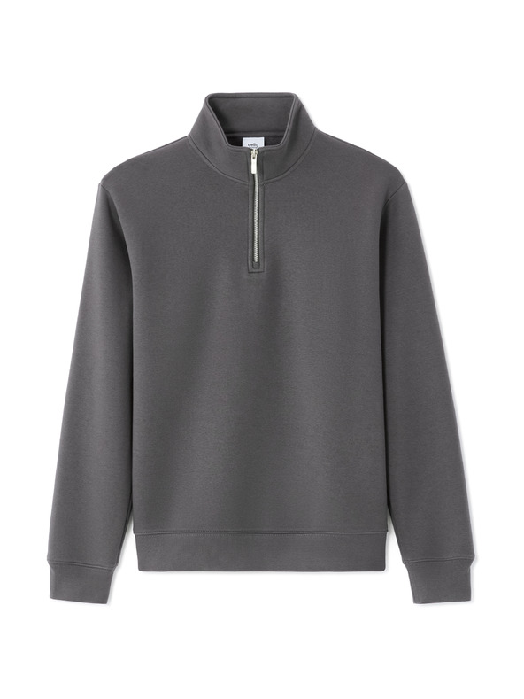 Celio Sweatshirt Metreuk mit Stehkragen