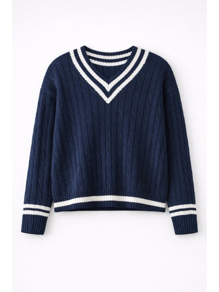 GAP Baumwollpullover mit V-Ausschnitt GAP