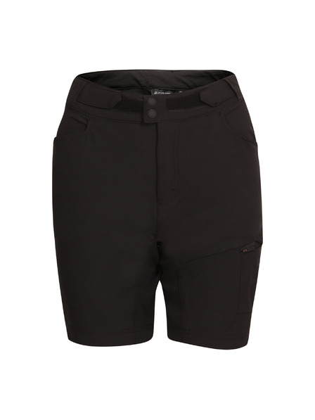 ALPINE PRO Damen-Softshell-Schnelltrocknende Shorts ALPINE PRO ZOLENA schwarz