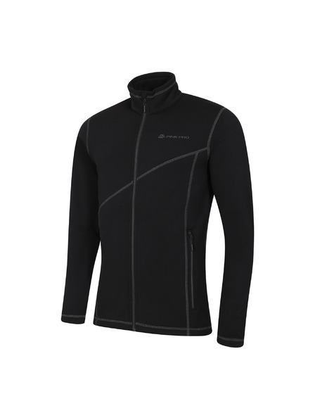ALPINE PRO Herren Sport-Sweatjacke mit Reißverschluss ALPINE PRO RADAN 2 schwarz