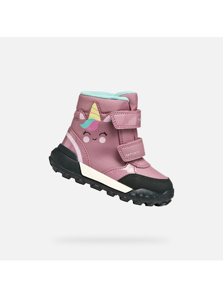 Geox Rosa Mädchenschuhe für erste Schritte Geox Trekkyup B AB