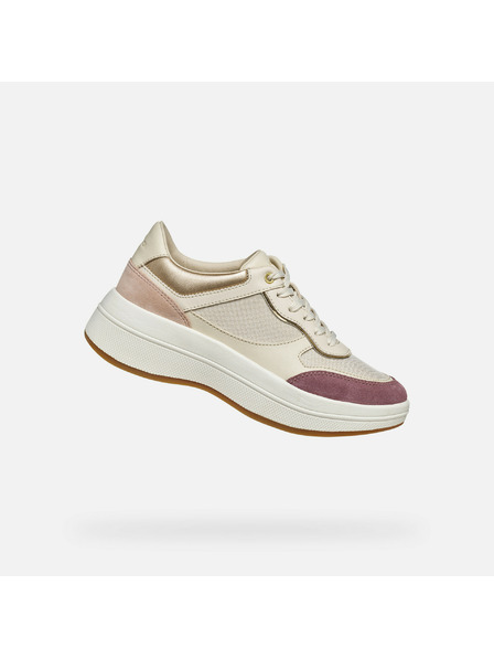 Geox Beige Damen-Sneaker Geox Spherica Ecub-3