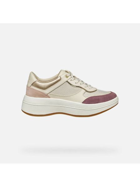 Geox Beige Damen-Sneaker Geox Spherica Ecub-3