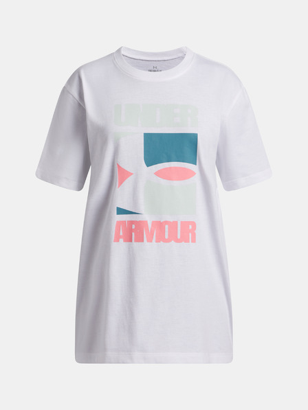 Under Armour Mädchen T-Shirt Under Armour UA G BLOCK LOGO OS SS