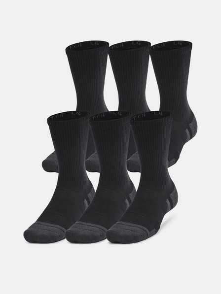 Under Armour Unisex Socks Under Armour Unisex UA Perf Tech 6pk Crew