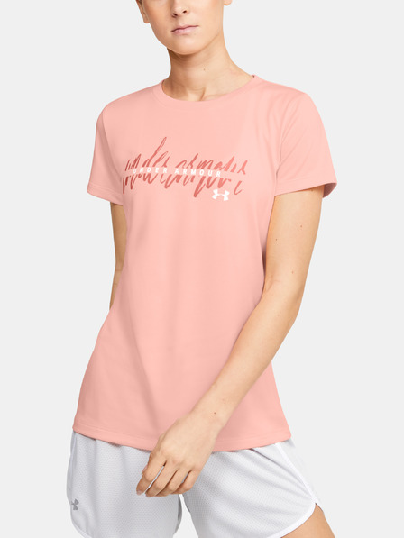 Under Armour Damen T-Shirt Under Armour Tech Script Graphic SSC