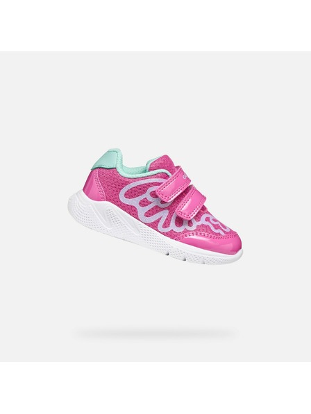 Geox Rosa Mädchen Geox Sprintye Turnschuhe