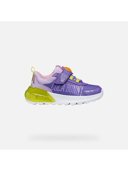 Geox Lila Mädchen Leucht-Sneaker Geox Activart Illuminus