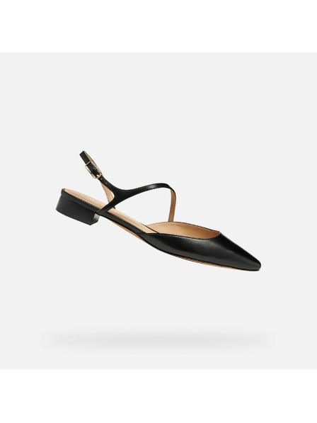 Geox Schwarze Damen Ballerina Schuhe Geox Giselda15