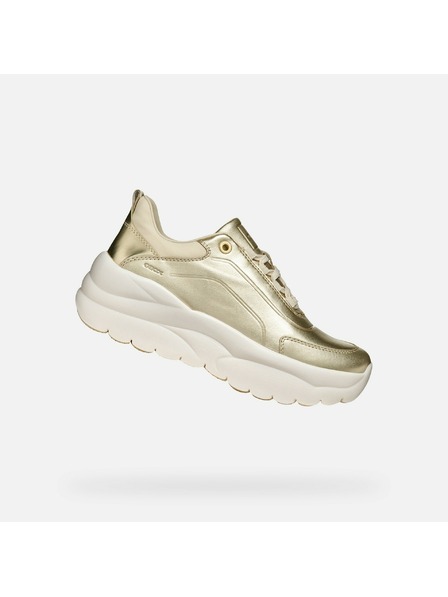Geox Goldene Damen-Sneaker Geox Xtros