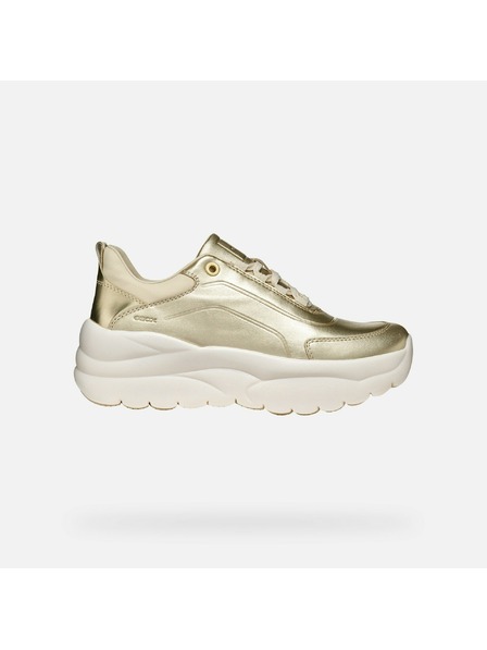 Geox Goldene Damen-Sneaker Geox Xtros