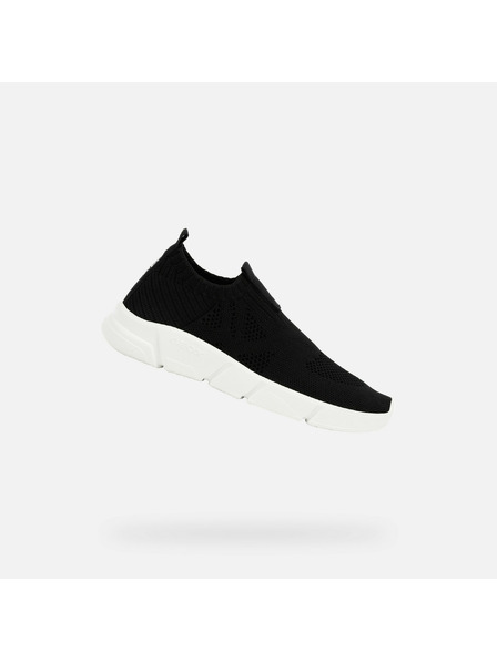 Geox Schwarze Jungen Sneaker Geox Aril