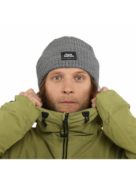 Horsefeathers Mütze Gaine - grau meliert