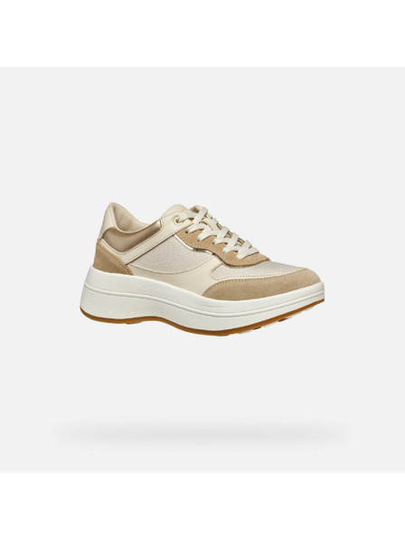 Geox Beige Damen-Sneaker Geox Spherica Ecub-3