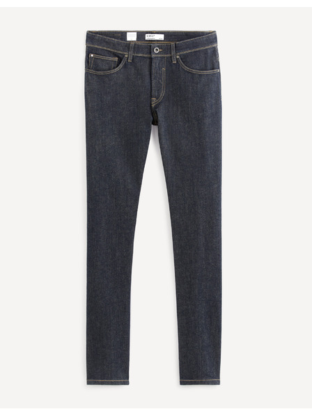Celio Dunkelblaue Straight Fit Jeans Celio Row C15