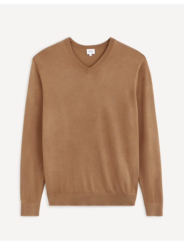 Celio Brauner Herrenpullover Celio Befirstv