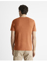 Celio Braunes Herren Basic-T-Shirt Celio Be1stee