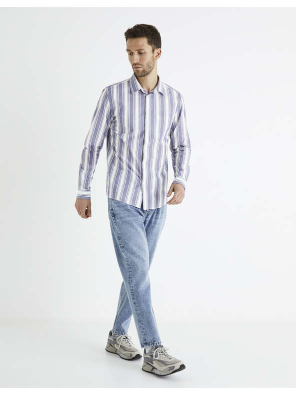 Celio Baumwollhemd Bastripes Celio