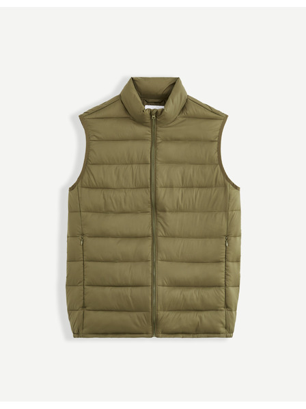 Celio Khakifarbene Herren-Steppweste Celio