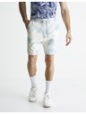 Celio Blaue Batik-Shorts Celio Botache
