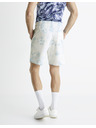 Celio Blaue Batik-Shorts Celio Botache