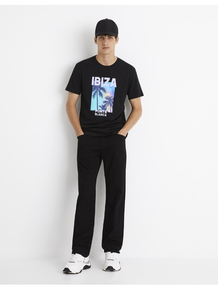 Celio Schwarze Herren-Jeans Celio Regular Fit