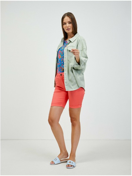 Orsay Korallenfarbene Chino Shorts ORSAY