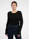 Orsay Schwarzer leichter Damen-Pullover ORSAY