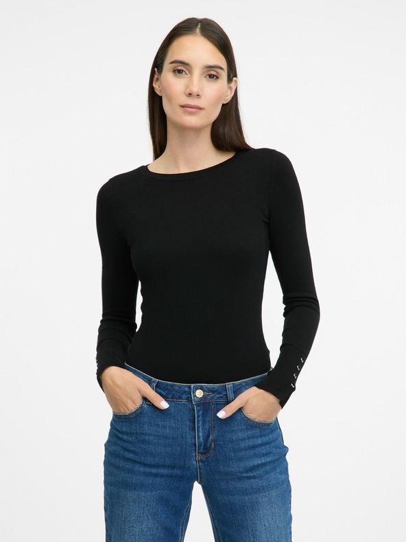 Orsay Schwarzer leichter Damen-Pullover ORSAY