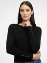 Orsay Schwarzer leichter Damen-Pullover ORSAY